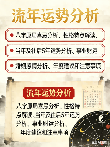 流年运势分析